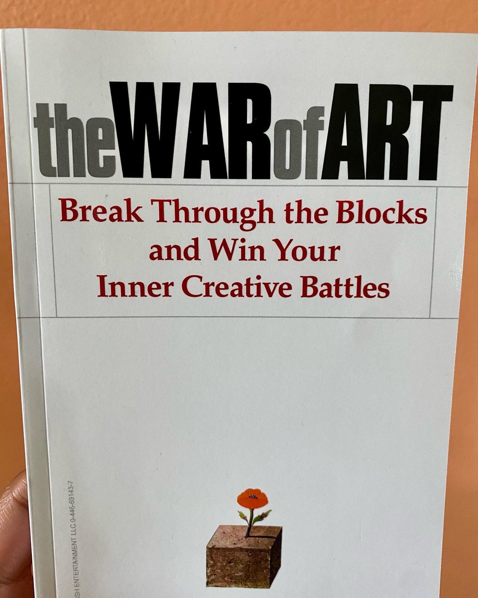 aditisbookworld's tweet photo. The war of Art - A massive punch in the gut and a wake up call. 

A call to recognize how resistance blocks you from living your best life. https://t.co/w2wDWGyXo0