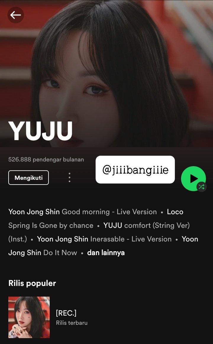 jiiibangiiie's tweet photo. @WarnerMusicID @konnect_YUJU terimakasih untuk GA-nyaπ§
apalagi ini YUJU WOOOOOIIII YUJUUUUUU
(β―οΈ΅β°,) bias akuuuuh. Di debut solonya paling addict sama Bad Blood π€ suara Yuju berpadu dengan nuansa Rock yeeeah~
Wish me luck
@sayangtehkotak_ @Relaxxvii @jjangyewon_
#YUJUrecID https://t.co/VZHGFKim5V