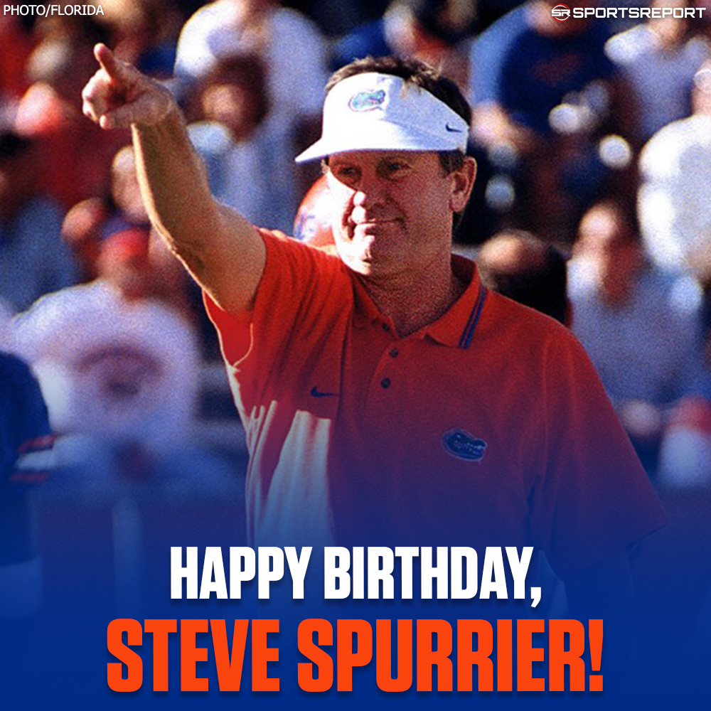SRFloridaGators's tweet photo. Happy Birthday to #Gators Coaching Legend, Steve Spurrier! https://t.co/QONpWlcJjY