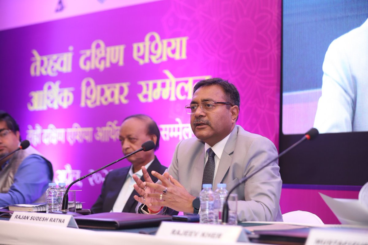 RIS_NewDelhi's tweet photo. Thank you Mr Rajeev Kher and @RajanRatna for leading the discussions on Trade and Value Chains @SSWA_UNESCAP #13SAES
@Sachin_Chat https://t.co/ZAJXRG7w2m