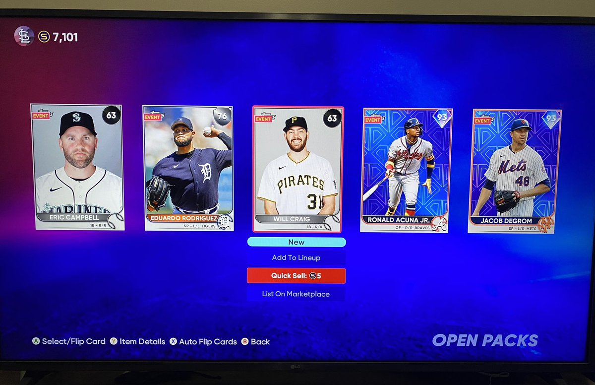 @MLBTheShow @MLBTSCommunity @MLBTheShowNews3 Alright I’m going to buy a lottery ticket now