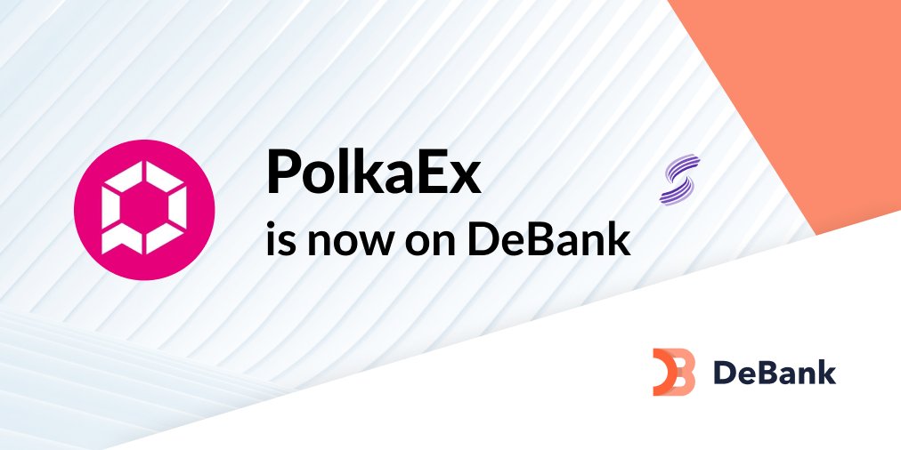5/5

PolkaEx's portfolio is now tracked on debank.com！ (<a href="/ShidenNetwork/">Shiden Network</a> version)

<a href="/PolkaExOfficial/">PolkaEx</a> $PKEX