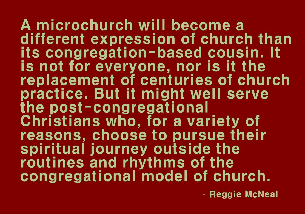 michaelfrost6's tweet image. Do you know any post-congregational Christians who choose to pursue their spiritual journey outside the routines and rhythms of the congregational model of church? Come along to hear @BreeMills explain what a microchurch is. Info and registration are here: morling.edu.au/events/tinsley…
