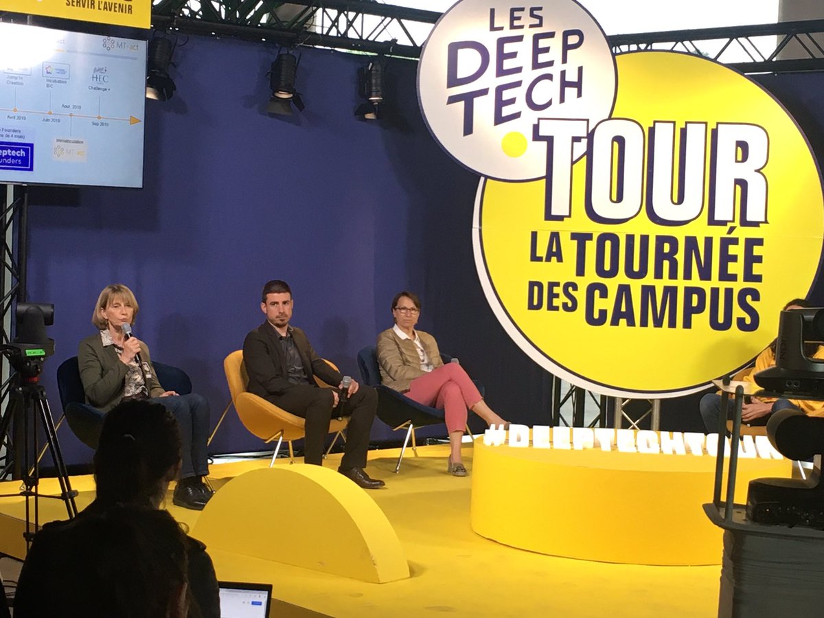 Témoignages de <a href="/mt_act/">MT-act</a> et <a href="/odaptos/">Odaptos</a> au #DeeptechTour, 2 startup #deeptech accompagnées par le @BIC_Montpellier