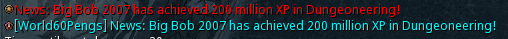 BigBob2007's tweet photo. Finally got 200M Dungeoneering. Been working towards that for ages and it still took me by surprise. https://t.co/ztYdL6Da7e