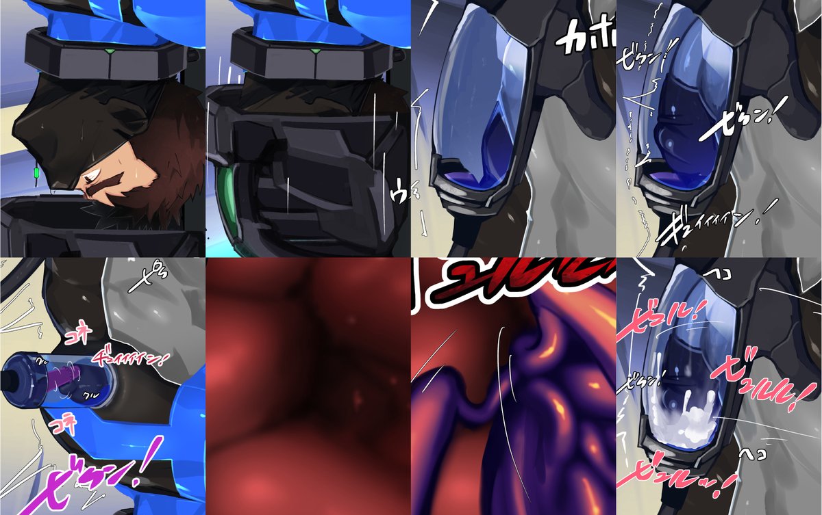 hamao_info's tweet photo. [R-18] ヒーローやられ・逆さ吊り洗脳マスクでヒーローをエネルギータンク化  #ヒーローやられ #ゲイ #尿道姦 #拘束 https://t.co/BbEiOkxOe6
This one is dialogue only, although there is also an English version ! https://t.co/ahOYBeJ8GF