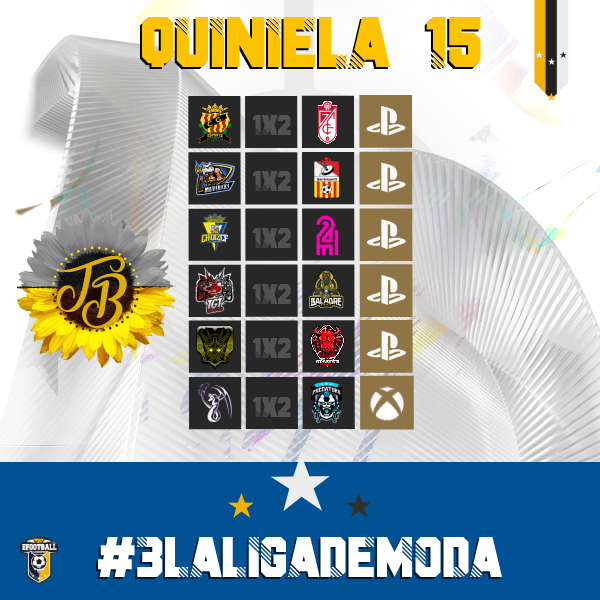 😎¡¡Llega la Quiniela que buena de 
<a href="/TazasBuenas/">Tacitas🌻</a>!! 

👀¡Se el máximo acertante de la semana y 𝐠𝐚𝐧𝐚 tu increíble taza personalizada de #3laligademoda!🎁

🔗tazasbuenas.es 

🤔 ¿Cómo conseguirlo? 

✍️ Rellena 1X2
➡️ Sigue a <a href="/TazasBuenas/">Tacitas🌻</a> &amp; <a href="/PLGeFootBall/">PLG España</a>
🔁 RT