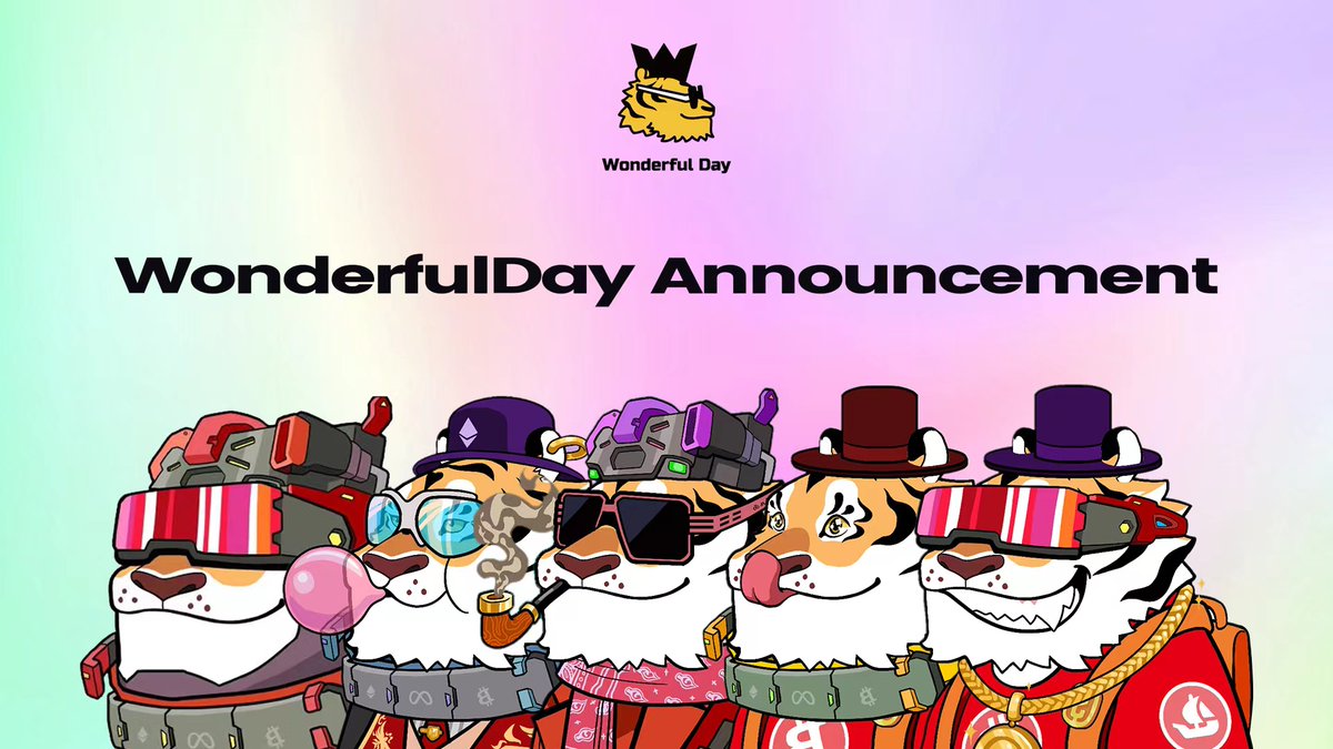 fswap2021's tweet photo. 📢Announcement
According to the official WonderfulDay news announcement, the Five Tiger NFT blind box rush will be postponed to May 20, 2022, #FSWAP will synchronize the official WonderfulDay time to postpone the Five Tiger NFT blind box rush on April 20, 2022 to May 20, 2022 https://t.co/s8merSEeHl
