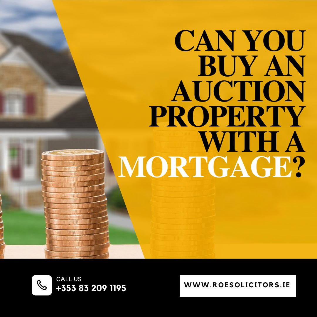 In this post we discuss whether you can buy a property at auction using a mortgage. 

roesolicitors.ie/mortgage-on-au…