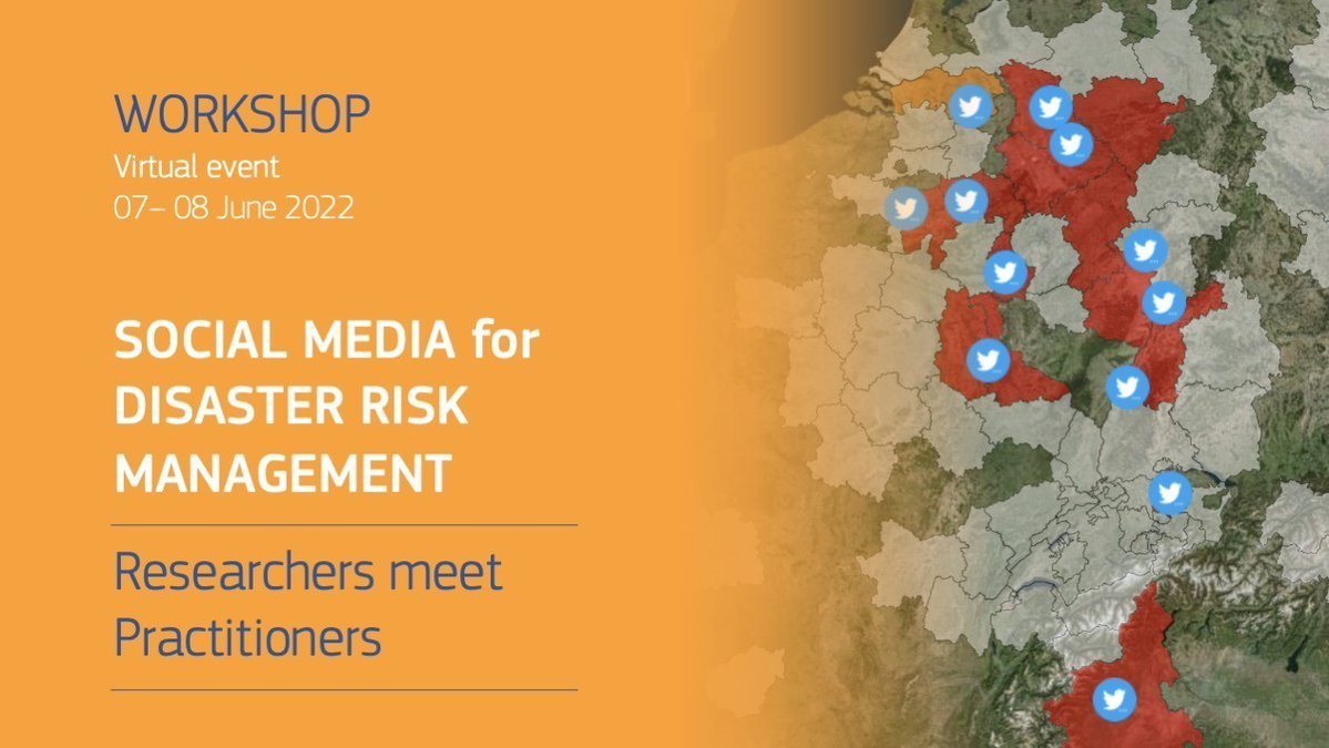 Participate in the 2⃣nd "Social Media for Disaster Risk Management" online workshop

➡️Meet practitioners and researchers from around the globe🌍 to foster collaboration and contribute to the evolution of #CEMS

📅Save the dates: 7 &amp; 8 June 2022

More at👇
e.copernicus.eu/EMSandSocialMe…