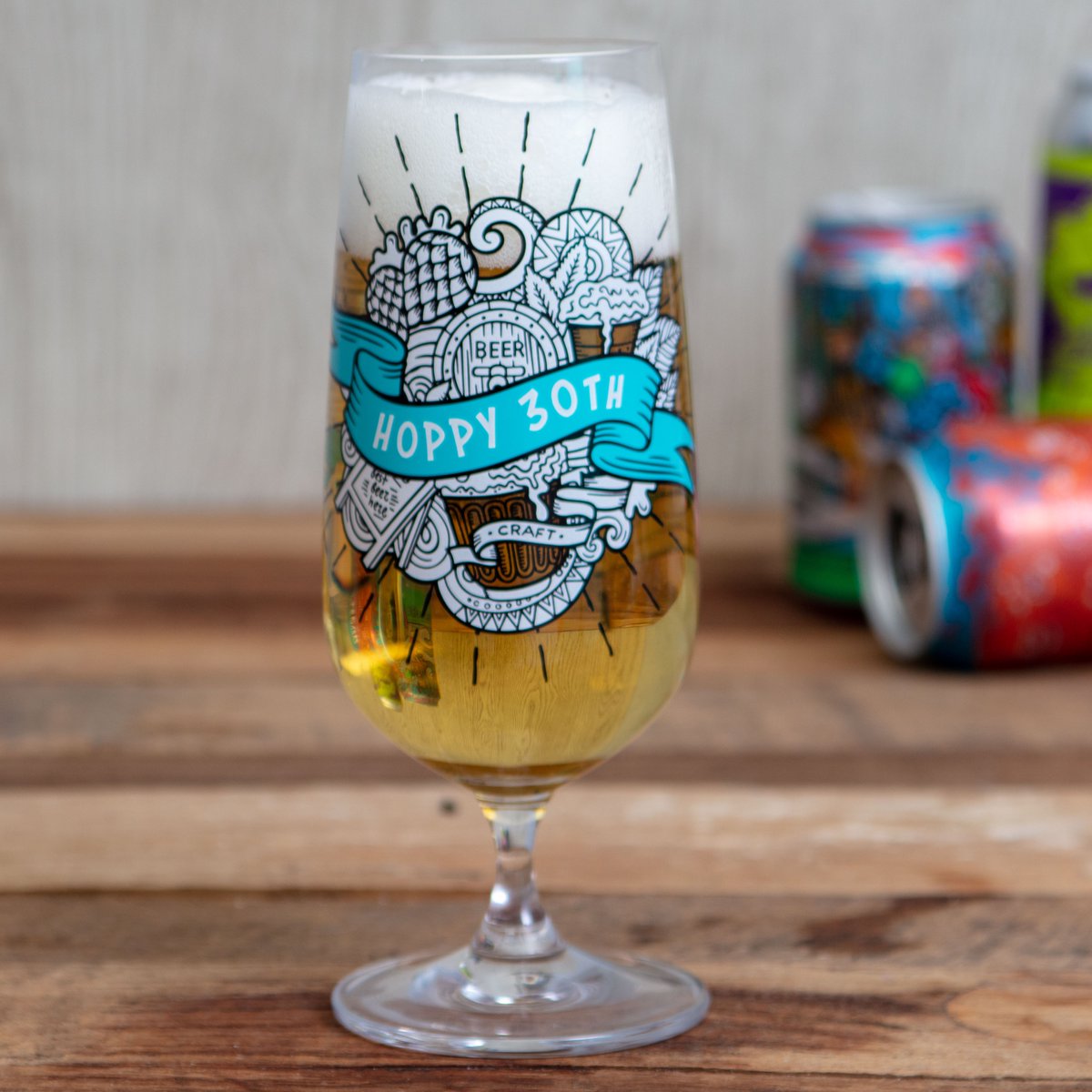 NOW IN STOCK!🤩

Make any beer lover as hoppy as possible on their milestone birthday with these awesomely cool craft beer glasses!🍺