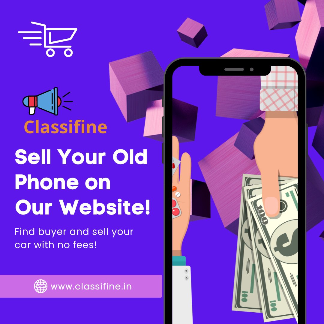 classifine1's tweet photo. Sell your phone to our #classifine Website &amp; Get more Surprising
offer.📲
#mobiles #sell #buy #freeclassified
#classifine #classifieds #marketing #sales #classifiedads #realestate #jobs https://t.co/P284dSWeJO