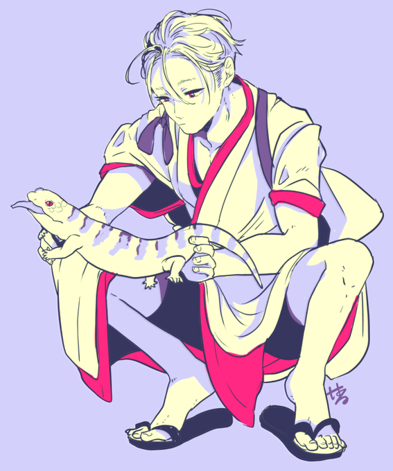 着物男子のtwitterイラスト検索結果