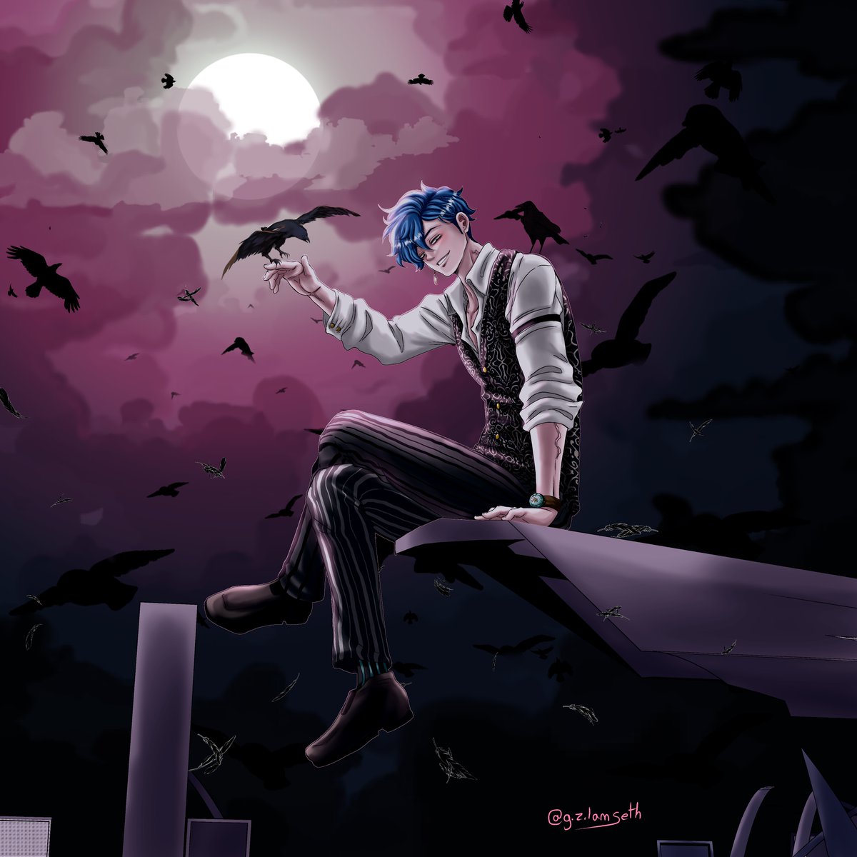 lamseth's tweet image. Hoy vengo con un dibujo que sinceramente no sé cómo me iba a quedar 😂
Estoy bastante contenta con el resultado! 😊

#originalcharacter #Manga #ArtistOnTwitter #digitalart #artist #DigitalArtist