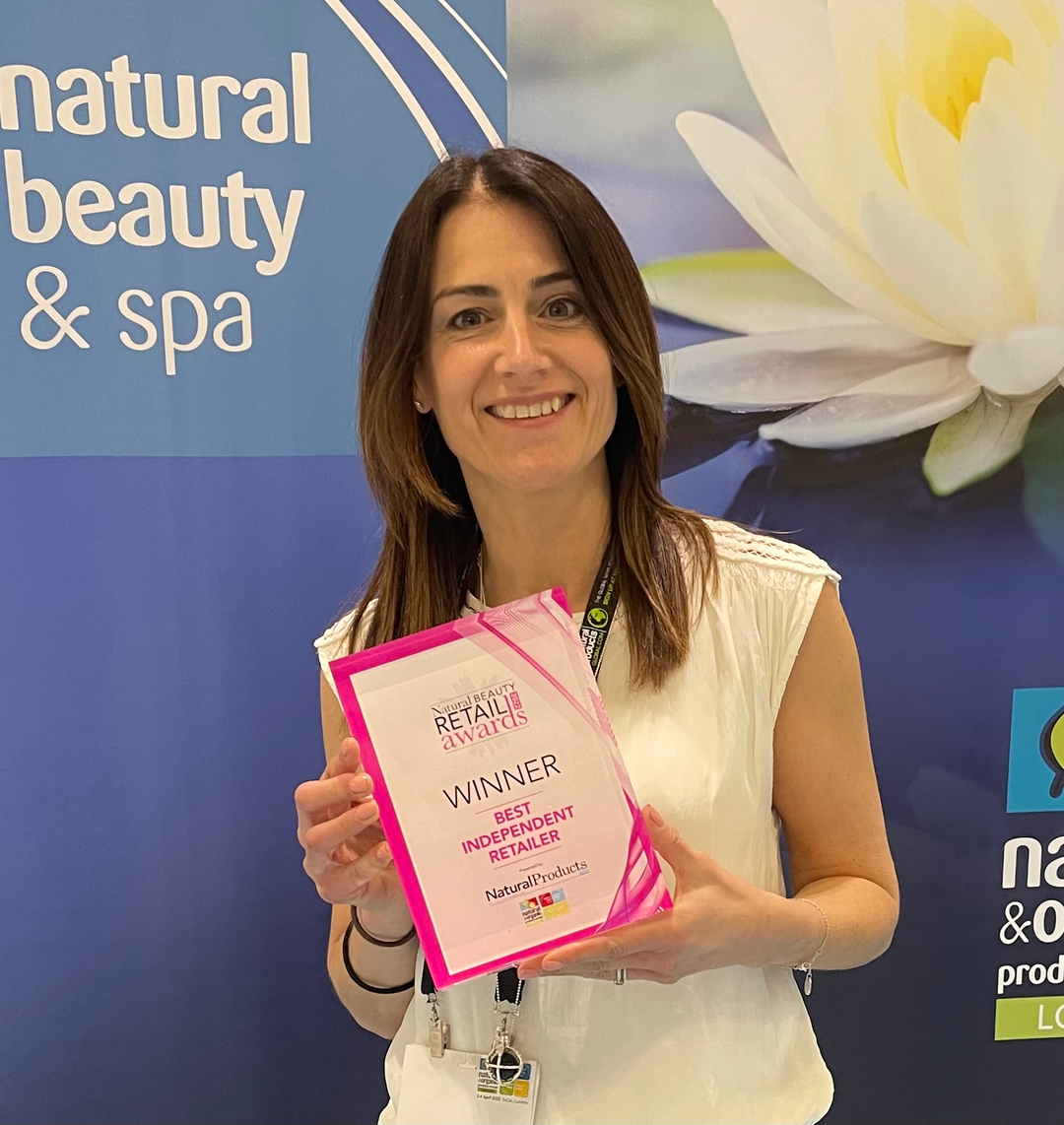 At the beginning of April, Joanne Hill @amaranth_uk received an award for Best Independent Retailer in the Natural Beauty Awards — we couldn't be more proud of Joanne and her team. 🙌​​​​​​​​
​​​​​​​​
Do you live in Manchester? Have a keen eye