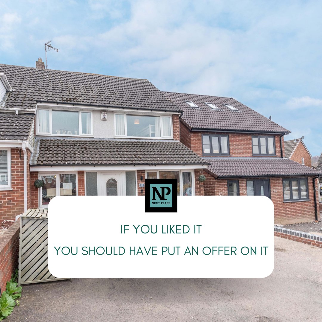 NextPlaceProp's tweet image. If you see a house you liked, you should have put an offer in 👀

#HouseOffers #DreamHome