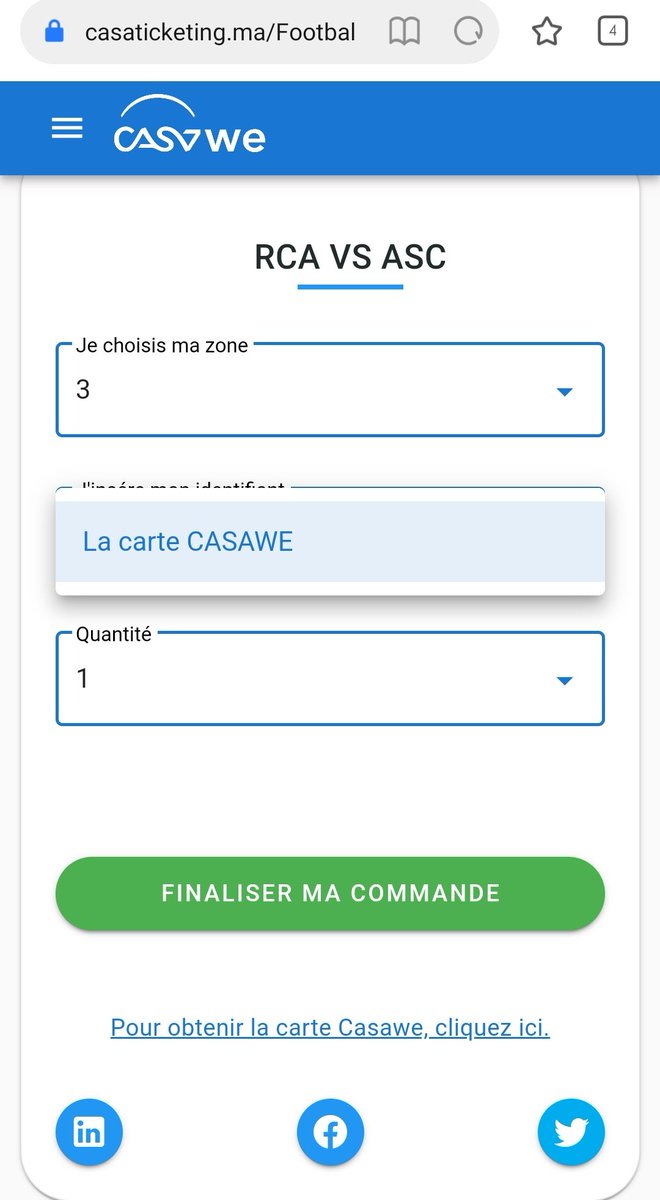 Ranya1949's tweet photo. Pour acheter un billet, il faut absolument avoir la carte CASAWE (qui coûte 120dhs)+billet du match (50/100..) Sinon il faut passer via le guichet. Et voilà le résultat ...
C'est hallucinant !
Vous cherchez à commercialiser vos cartes f un match décisif 😤😡🤬
الله ياخد فيكم الحق https://t.co/koDdZBeH2x
