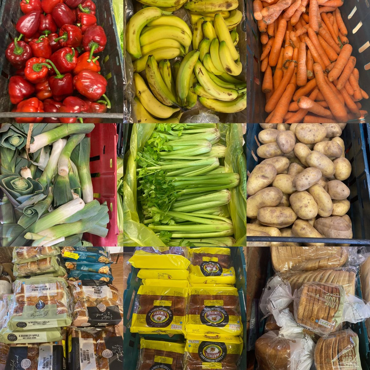 Thanks Food for Nought for today's haul! Colourful, helpful, and delicious. 
Doors open at 11.30am to 1.30pm.  Please park and queue in the gravel carpark. #Peterborough #Community #Charity #Food #Donations #Fruit #Vegetables #EndFoodWaste #EndFoodPoverty #CommunityFridge