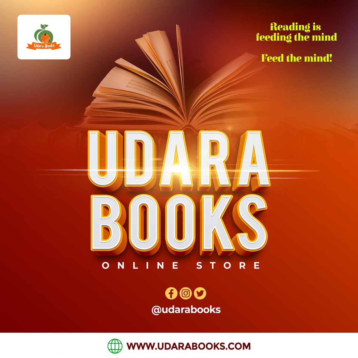 eobilo's tweet photo. Reading opens the mind.
It sharpens one’s ability to think clearly.
It’s a stimulant for the thinker.

Visit https://t.co/tF2c5tflCu and feed your mind

@udarabooks 

#UdaraBooks
#FeedingTheMind https://t.co/zovVxaluaC