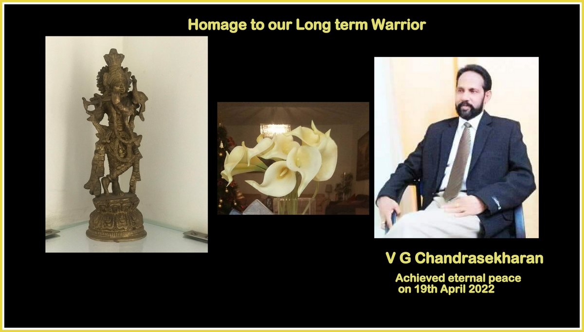Vasuragh's tweet photo. Yesterday, we lost a #kidneytransplant #Warriors who had a transplant 34 years back. V G Chandrasekharan was Founder of Kidney Foundation, Director of KWF, #AAKP's Ambassador. He ran a small dialysis center in Ernakulam and promoted awareness everyday. Rest in peace, dear friend. https://t.co/wJcqbOfWSx