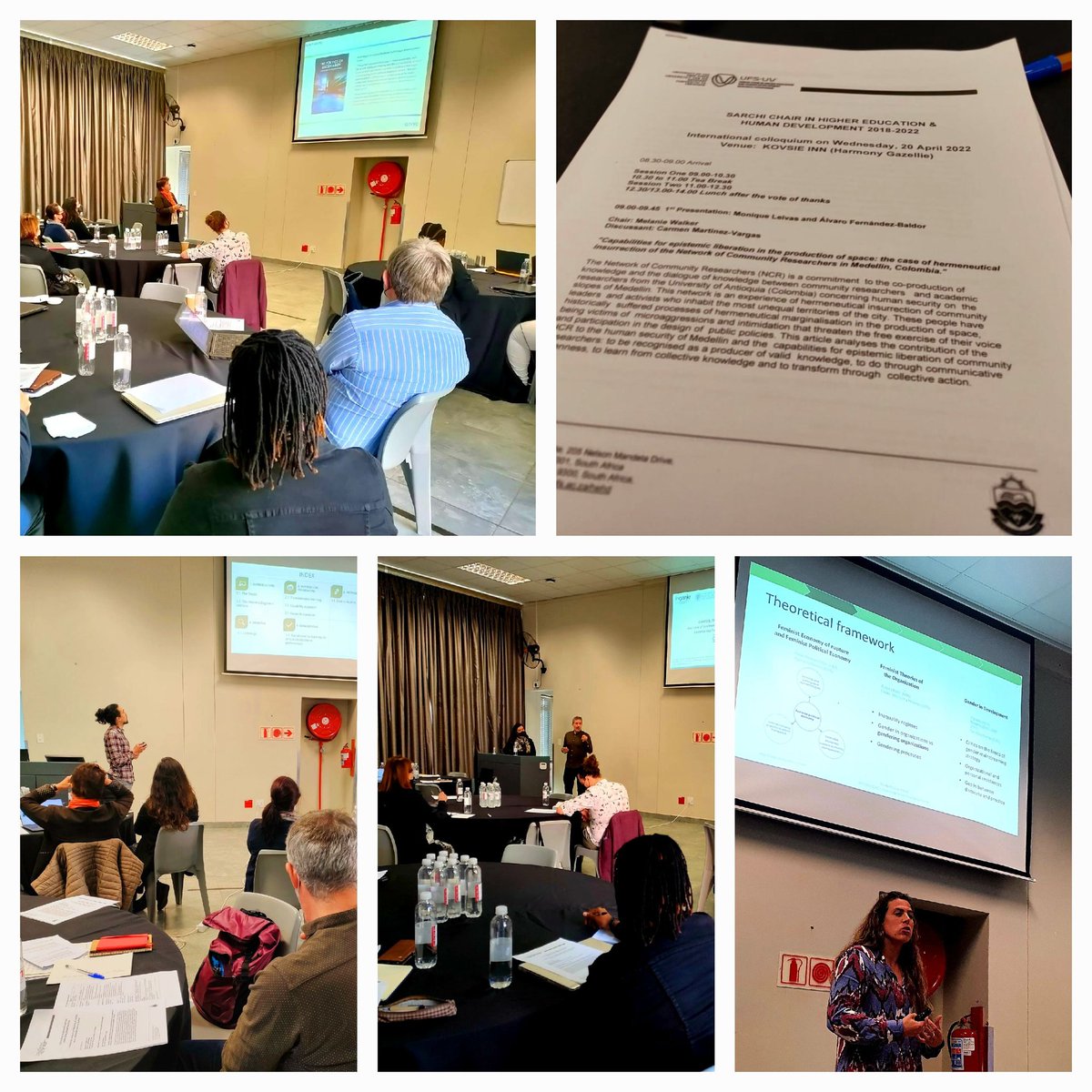 SandraBoni4's tweet photo. Very thankful for the opportunity to share our research with @HEHD_SA team @UFSweb We have discussed how approach #epistemic #justice, transformative #learning, organizational change and #uncertainty using #participatory methodologies #HEHDEvent @CapabilityApp https://t.co/oyHV4UheWf