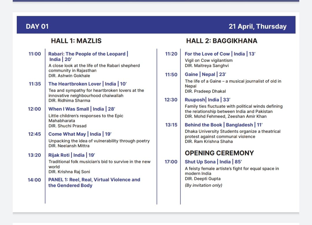 #fsa22 For those attending the festival ONLINE the films will be live on our website filmsouthasia.org according to the schedule! No need for online registration anymore. You can simply head to our website and watch the documentaries one at a time.