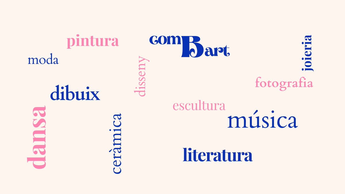 combartfestival's tweet photo. El Festival comBart busca diferents perfils artístics💐

Estem obertes a qualsevol proposta cultural: música, dibuix, literatura, dansa, ceràmica, fotografia, joieria...

Si tens entre 16 i 30 anys fes el formulari per optar a participar al festival, queden 3 dies❕
link a la bio https://t.co/gUpIi5fKNI
