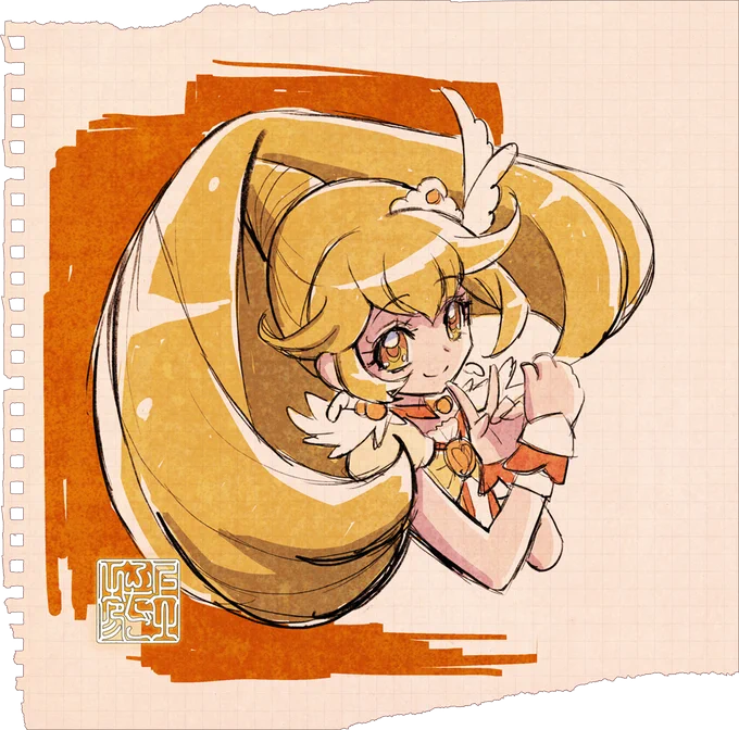 💛黄瀬やよい/キュアピース💛
「ピカピカぴかりんじゃんけんポン♪キュアピース!」
#スマプリ #precure 
