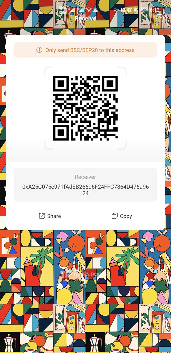 Samvioo's tweet photo. Happy birthday!
#MyTokenPocket #HappyBirthdayTP 
@TokenPocket_TP https://t.co/EVbdA69och