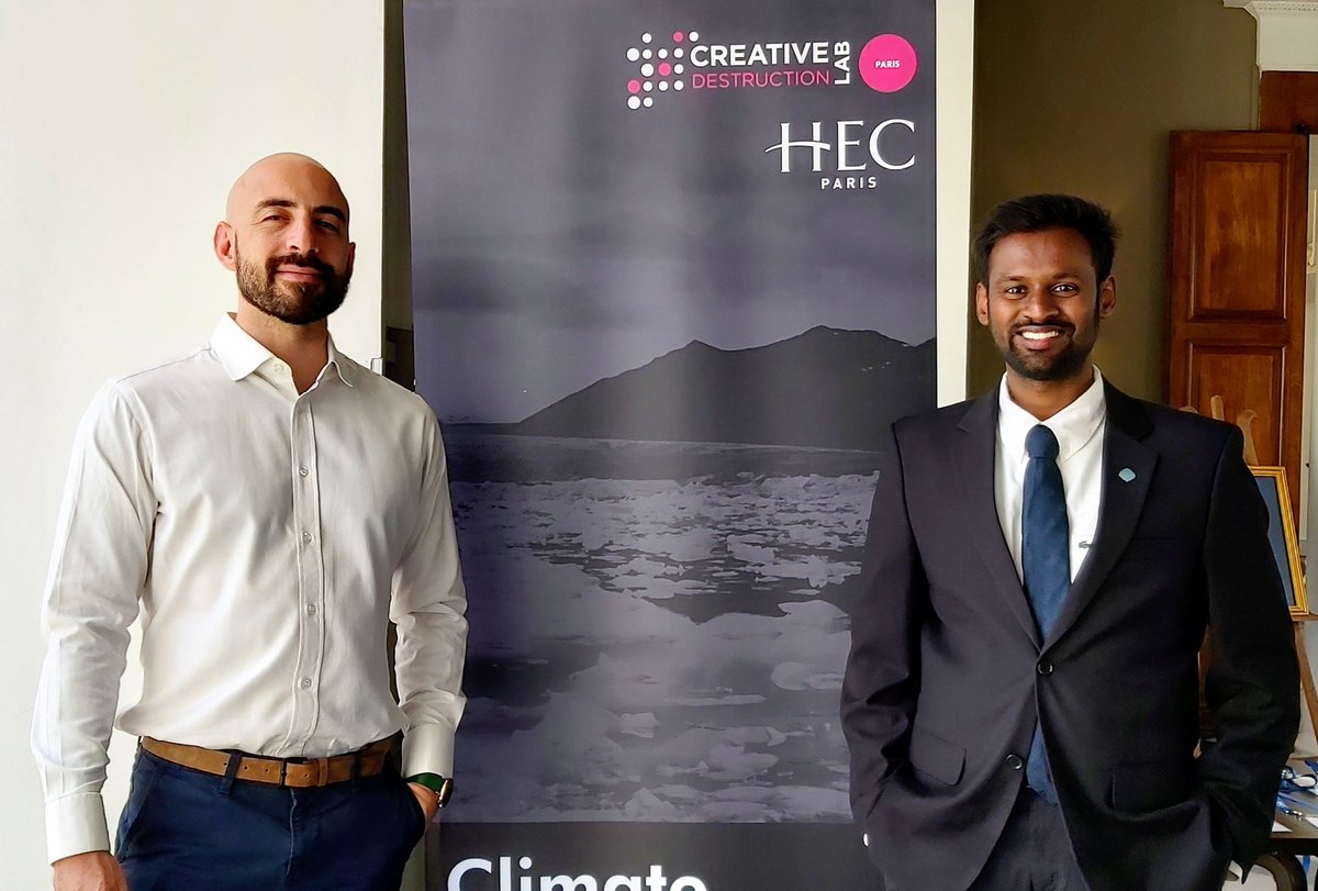 SahithMadara's tweet photo. Yesterday was our last session of the year-for the #CDLclimate by @HECParis &amp; @creativedlab. And our first in-person event ever since the start of Covid. Since 2020, this program has helped boost startups of high impact and scalable solutions targeted to address #ClimateChange🌍 https://t.co/Sxosuohufu