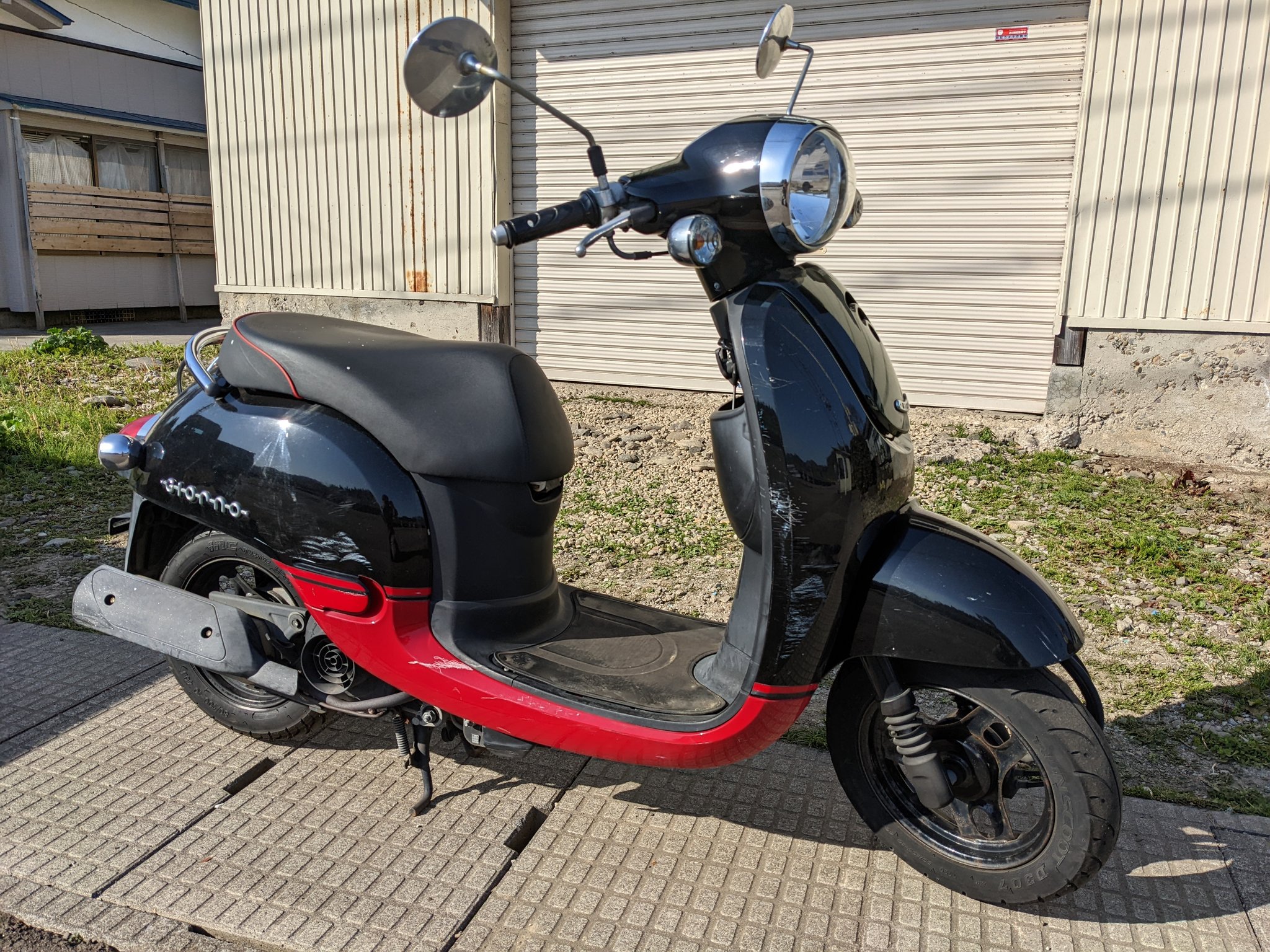 Sgarage エスガレージ在庫車情報 ホンダ ジョルノaf70 インジェクション車でセル一発始動 外装は傷が多数ありますが黒赤カラーがカッコいい 整備済み車両価格税込9 9万円 自賠責は別途必要です お問合せや商談はdmやラインからどうぞ 中古