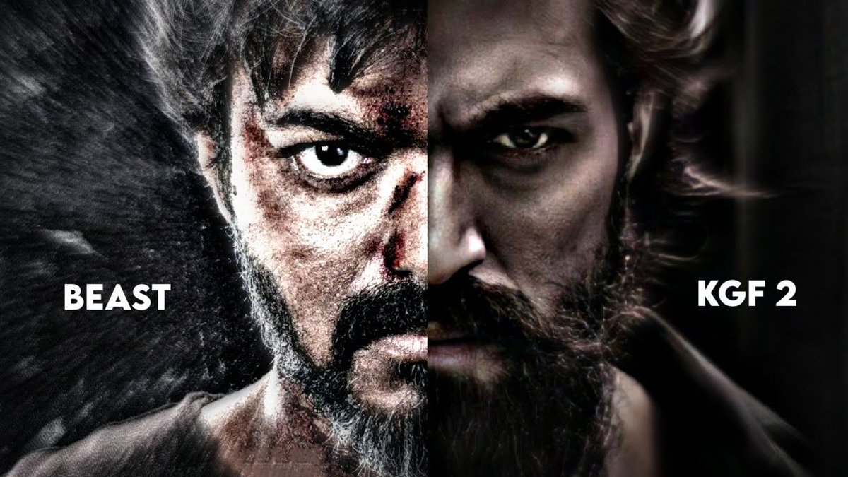 inPuducherry's tweet photo. It's not #KGFvsBeast
its #KGF2 and #Beast

#KGF2  - for the youth &amp; repeat audiences
(11:30 AM | 09:45 PM in @rajatalkiespdy 
03:00 PM | 10:00 PM in @ashok_theatre)

#Beast - for the family audiences
(03:00 PM | 06:30 PM in Raja Talkies
12:00 PM | 06:45 PM in Ashok Theatre) https://t.co/lM77bkBMGj