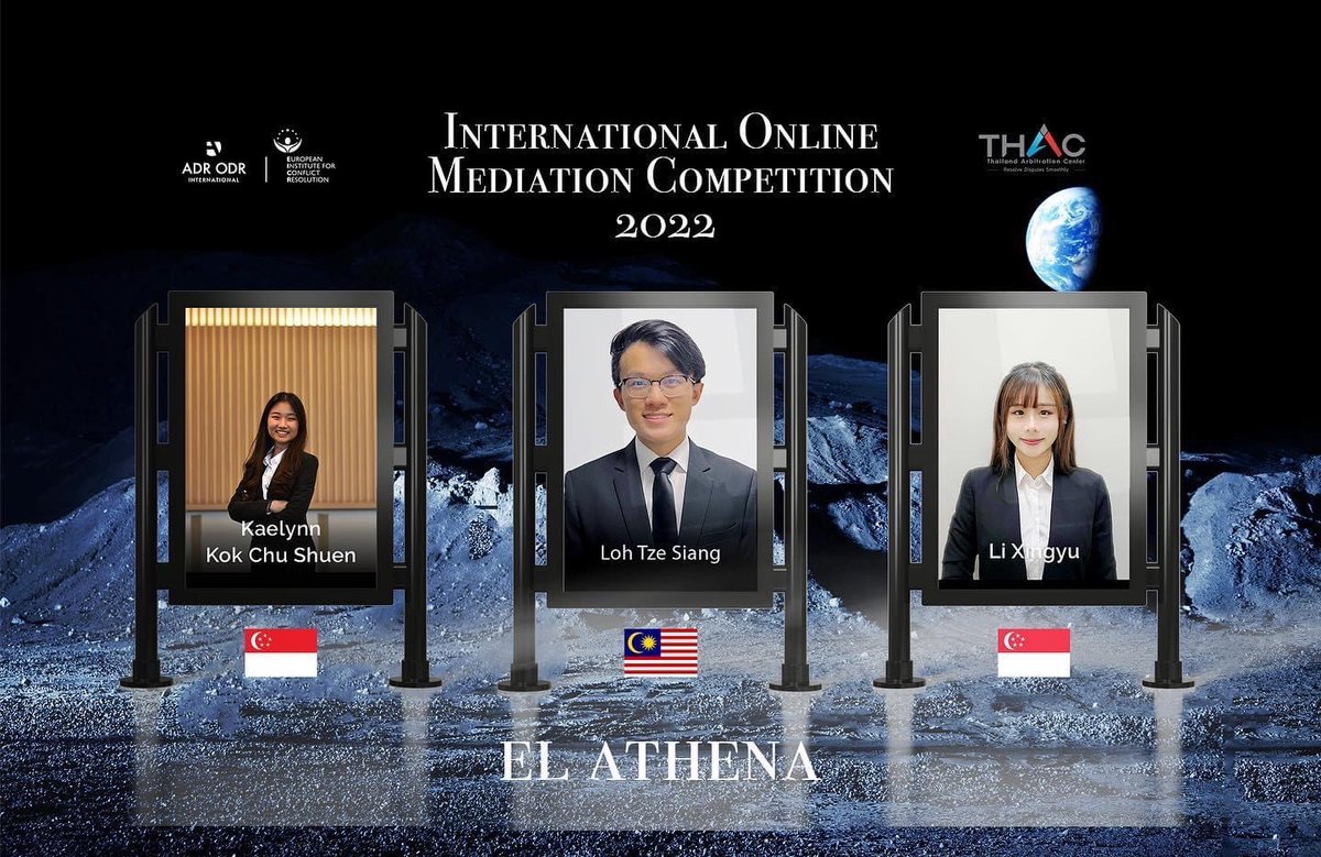 adrodrint's tweet photo. We are very excited to introduce the first team of our 2022 International Online Mediation Competition coming up 14-15 May! Introducing the team El Athena! 

#ADRODRINT #wemediateonline #mediation #adr #disputeresolution #mediationcompetition https://t.co/AKwLxQYO4q