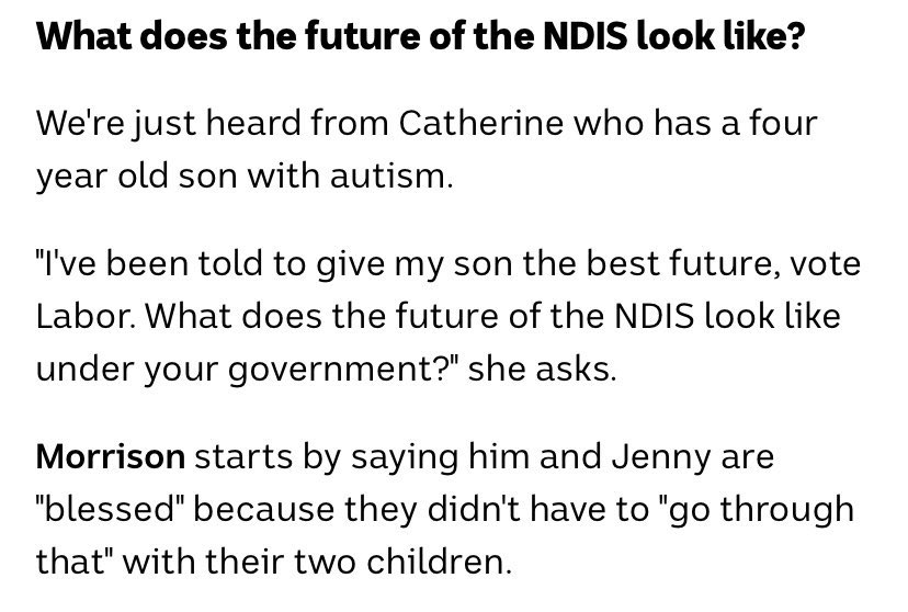 Scott is a tosser. If you didn’t watch the debate tonight, this is all you need to know about the bloke. #ausvotes #auspol #