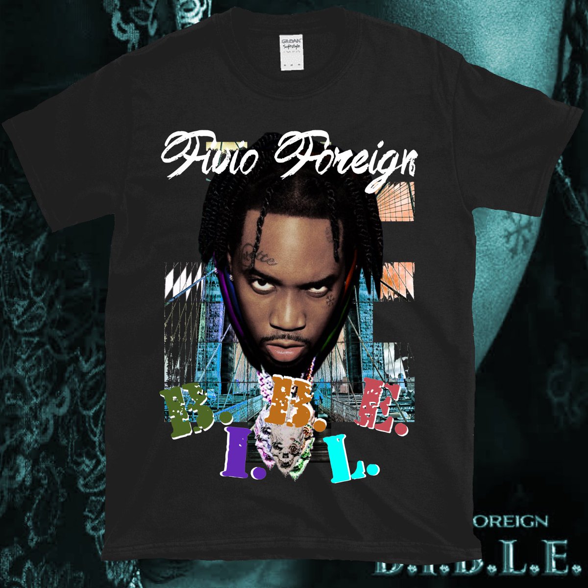 sanpachi38_fot's tweet photo. <Fivio Foreign>
εδΊΊηγ«γγ‘γγζ°γ«ε
₯γπ€
#fivioforeign
#800foreignside
#Brooklyn
#raptee
#raptees
#NotForSale
#funart https://t.co/D9MHybpDa9