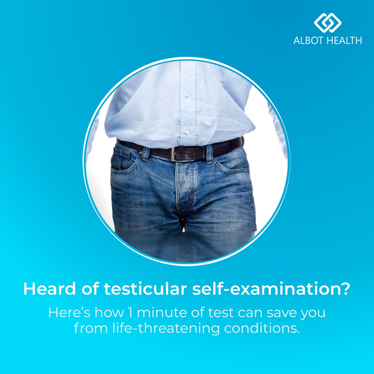 AlbotHealth's tweet photo. Regular testicular self- exams can make you aware of any problem at an early stage. It doesn't come with any risks and is considered a healthy practice. 

#BeSelfAware #AlbotHealth #EarlyDetectionSavesLives #testicularcancer #testicular #menshealth #DidYouKnow https://t.co/1XQNjhleb4