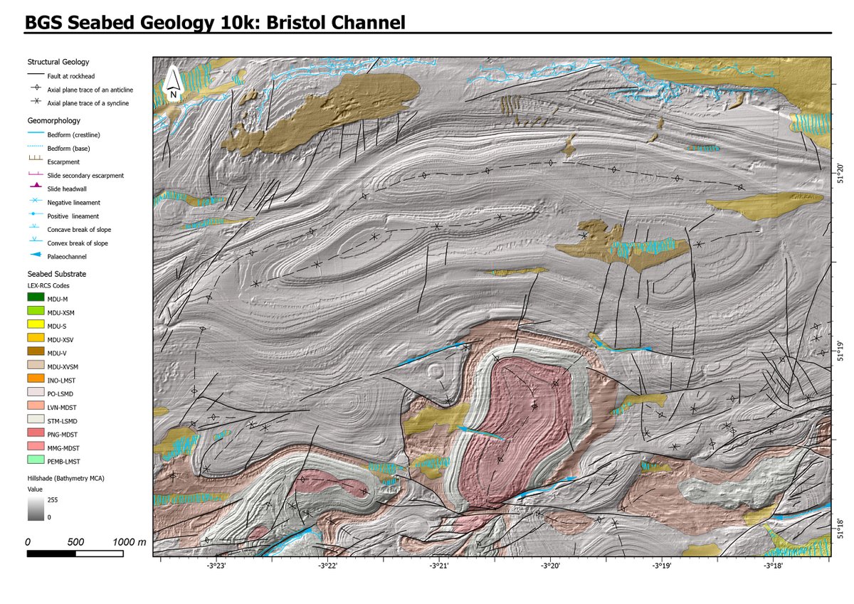 New combined bedrock, sediment, bedrock structure &amp; seabed geomorphology maps are available under the fine-scale maps section of the Offshore GeoIndex and are designed to be viewed at 1:10 000 scale or online as downloadable shapefiles.

Learn more here:
ow.ly/zQLb50IMMr5