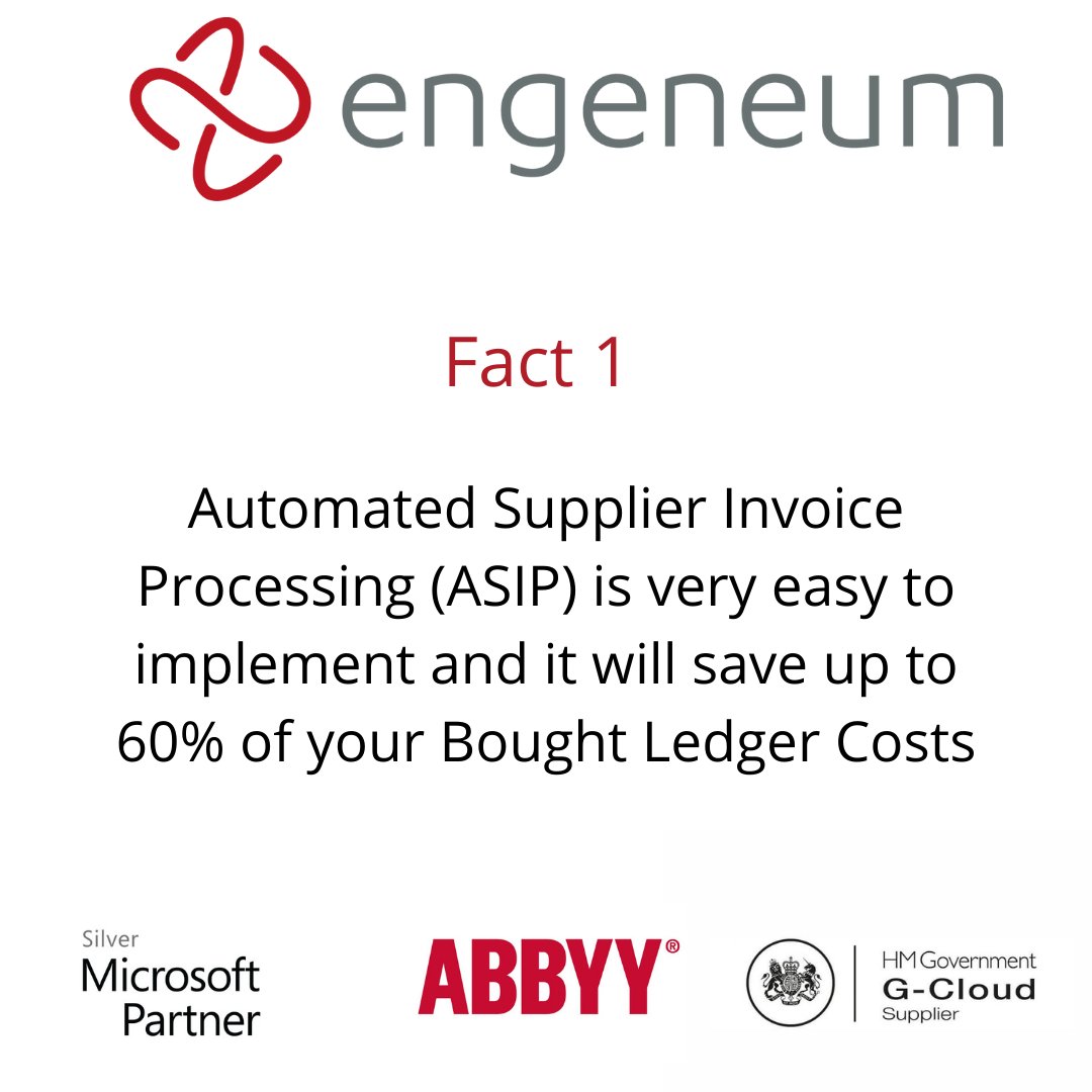 🤓 Here is the 1st in a series of short facts about how Automated Supplier Invoice Processing  can help your business &amp; specifically your finance team. 

Curious to find out how? Get in touch ️🤙🏽

#invoiceprocessing #accountspayable #invoiceapproval   #digitaltransformation
