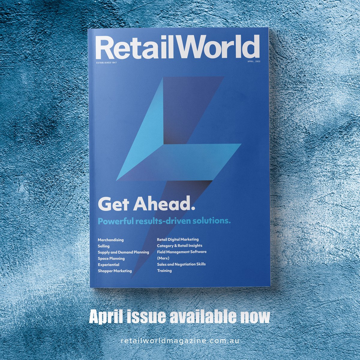 RETAIL WORLD APRIL 2022 ISSUE OUT NOW!
 
In this issue, we highlight the recent Foodservice Australia trade show for chefs, restaurateurs, cafe owners, bakers, pâtissiers, caterers, suppliers and producers.

Click on the link to login and view:
retailworldmagazine.com.au/retail-world-m…