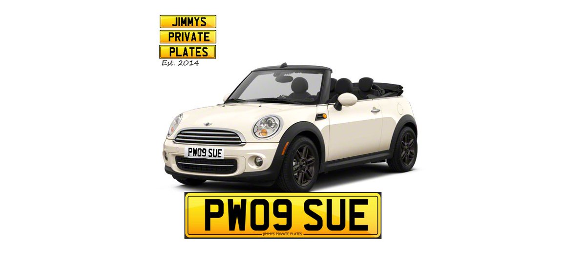 s_plates's tweet photo. #sue #privatenumberplate #forsale

Only £399 Inc the #dvla retention fee.

#privateplate #numberplate #personalnumberplate #personalised #cherishedreg #cherishedtransfer #personal #registrationplate https://t.co/M3SjOTGQJX