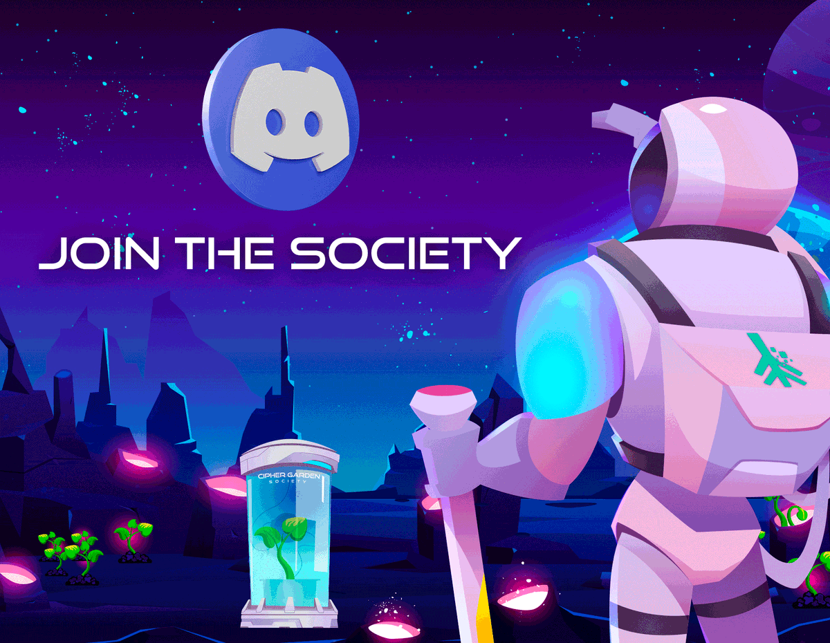 Be a part of the Society and join our Discord🤘
discord.com/invite/xyxHeFf…

Let's build something great together🤘💯

#NFTCommmunity #NFTdrop #Discord #NFTProject #PolygonNFT #art #digitalart #NFTdrop #NFT