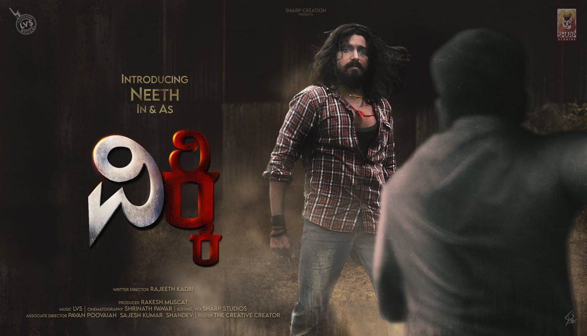 TheSharpStudio's tweet photo. Unveiling the character-reveal poster, Introducing #Neeth in &amp; as #Vickey
All the very best to you Neeth !
#SharpStudios
@RajithJeethu @Shri_Pawar_TCC @jeshta_ @Rakeshkinnigol1 https://t.co/OIVkfYtOwJ