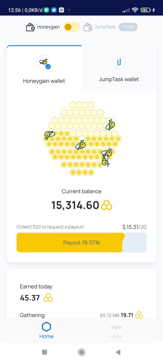hoho_cb's tweet photo. Make passive income with Honeygain. Minimum withdraw $20 through your paypal or Jumptask token. New user will get $5 for free as a gift. Support with windows, android, ios, macos and linux. Join now and lets make passive income together 👉 https://t.co/5kUhZvBpMJ https://t.co/KytNAT37V5