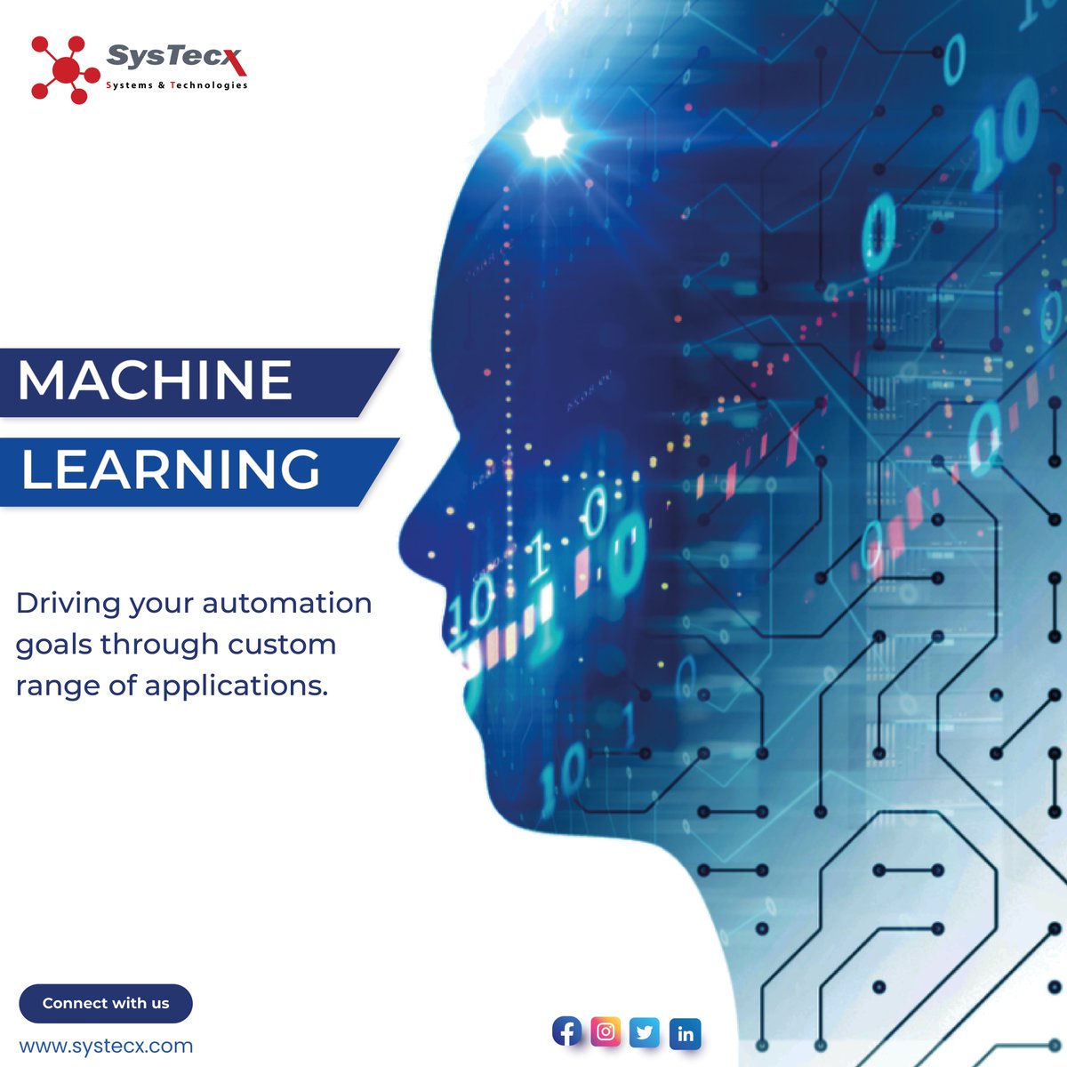 SysTecx's tweet photo. At Systecx, we help our clients discover the full range of machine learning possibilities for business growth and create customized solutions for their business goals.
Connect with Us
https://t.co/9qV9lwtbHP
.
.
#ML #AI #BlockChain #systecx #UAE #dubai #singapore https://t.co/DZfmQ2PJge