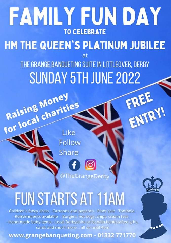 Celebrate the Platinum Jubilee at our #Derby HQ - lots of fun for all the family! Everyone is welcome!
#DerbyshireFreemasons 🙌