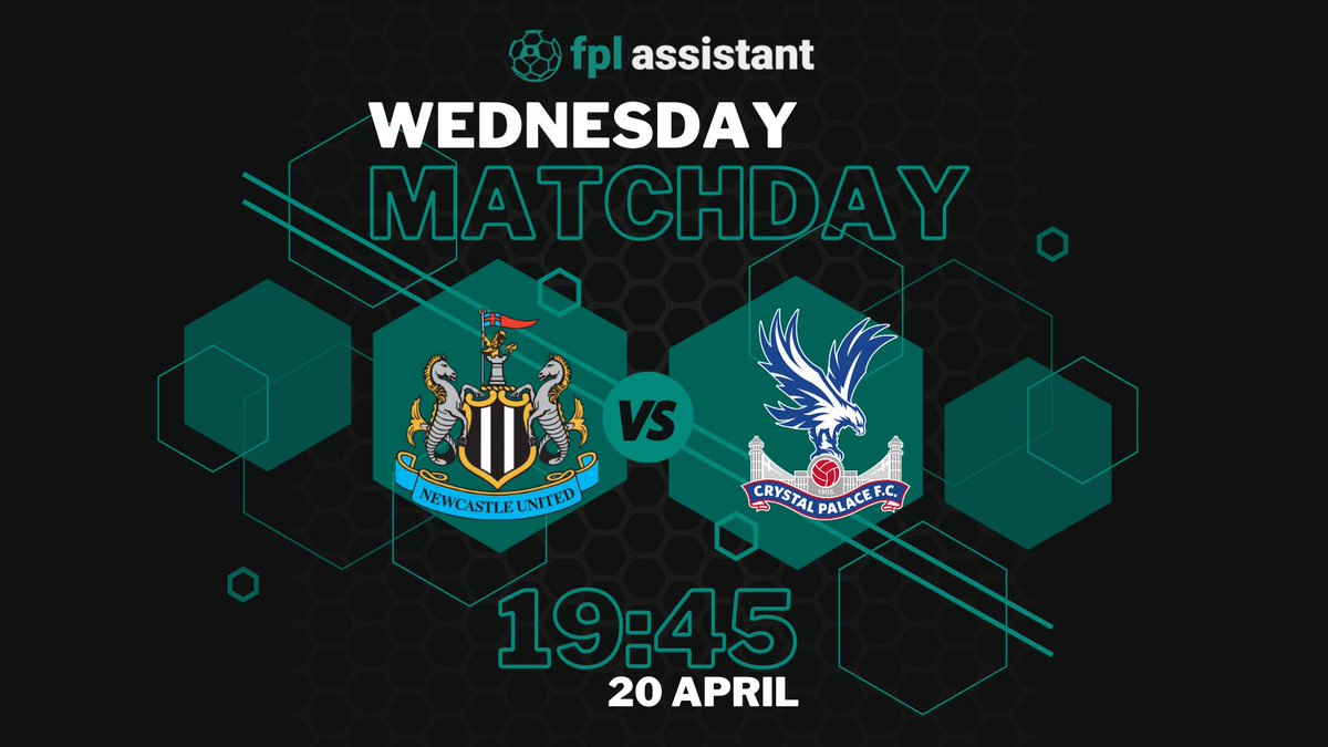 _fplassistant's tweet photo. Midweek Match! ⚽️

@NUFC vs @CPFC https://t.co/GrZnXTrPfs