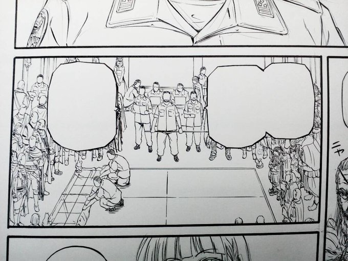 丸ペンで描くと切りがないな…そして時間かかりすぎ… 