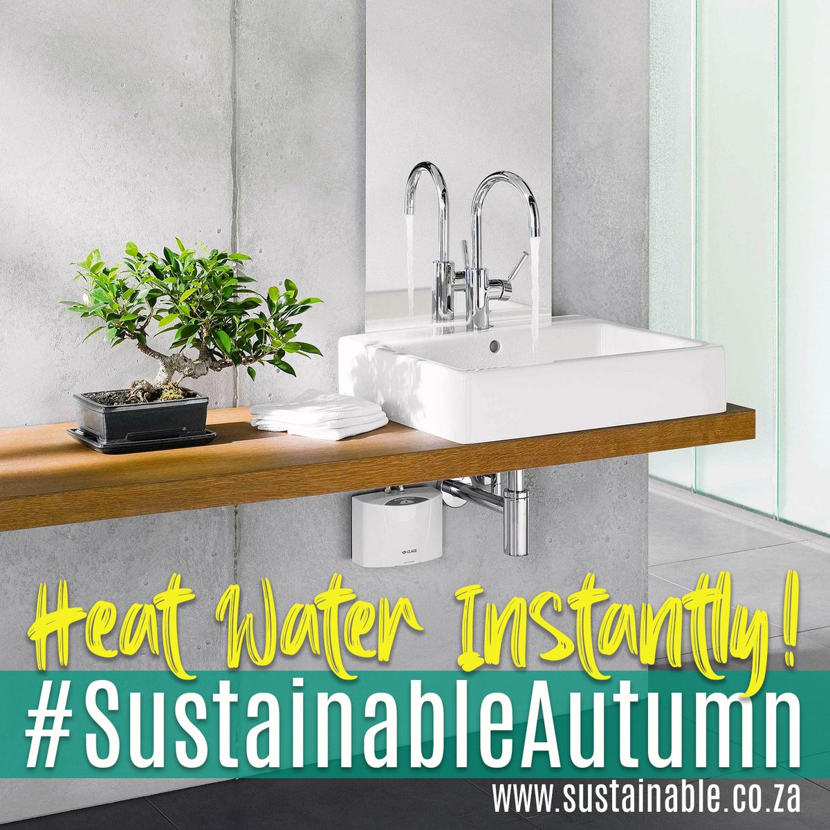 Sustainablecoza's tweet photo. Some of our popular Clage Instant Water Heaters are back in stock again. Stock moves fast as they are top of the range in function & design which makes them the ideal choice.
Find out more: https://t.co/3RgMZzYML3
#instantwaterheaters #waterheating #clage #sustainable https://t.co/sp6kXF1HIb