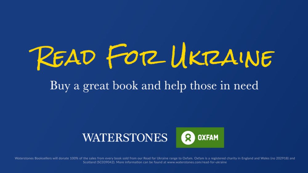 #ReadForUkraine is a way for anyone to help those affected by the conflict in Ukraine. We’ve selected some great bookswith 100% of sales going to support the work of <a href="/oxfamgb/">Oxfam</a>. Find them in your local shop or online: bit.ly/ReadForUkraine