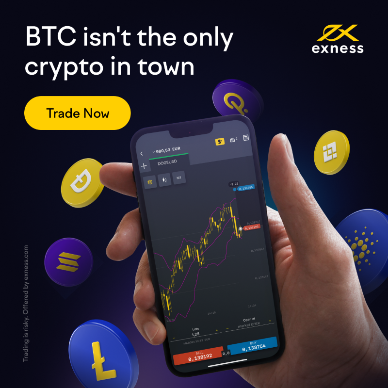 EXNESS's tweet photo. BTC isn't the only crypto in town, so if you've ever thought of diversifying your crypto trading, we have a great lineup for you 👉👉👉

#Bitcoin #BTC $BTC #finance #trading